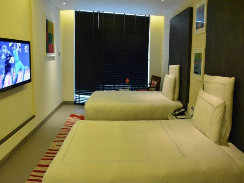 Hard Rock Hotel Goa Calangute Exteriér fotografie A room at the hotel