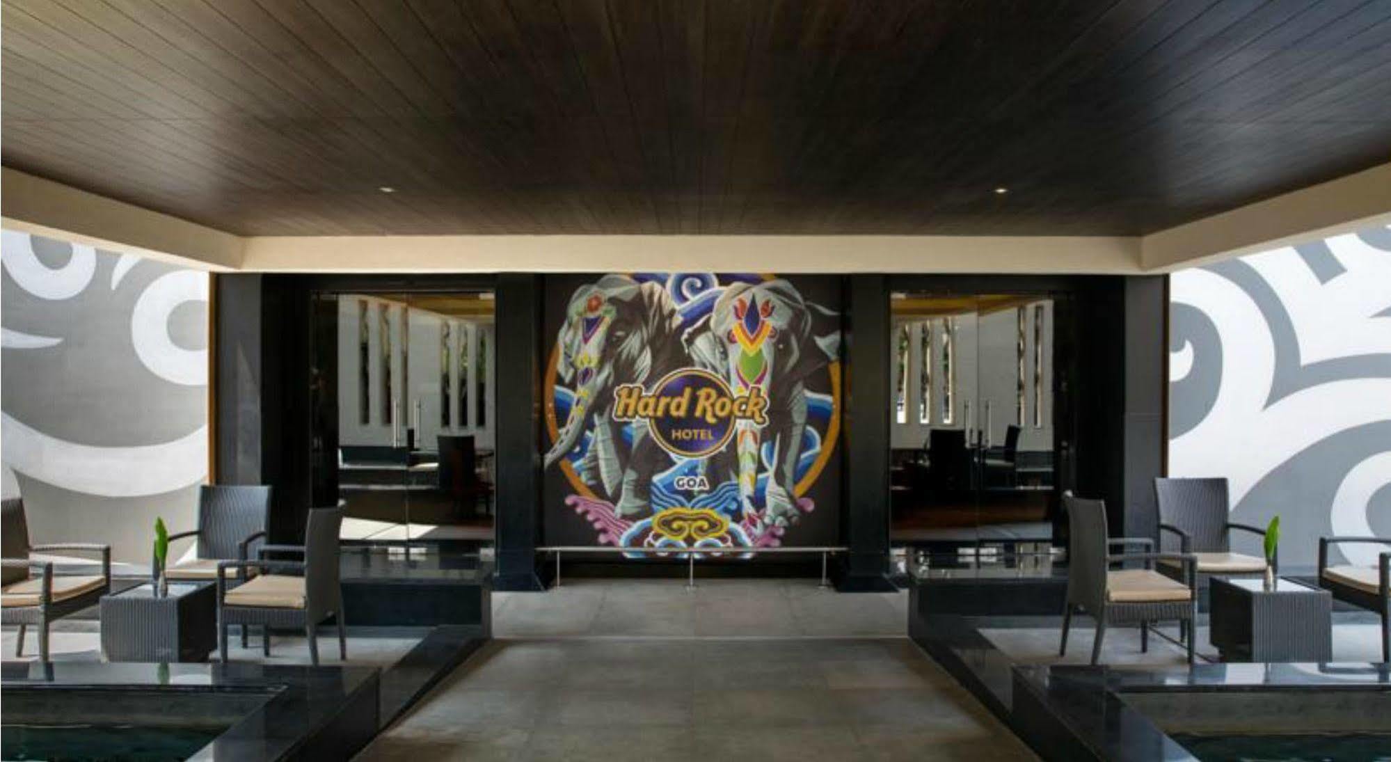 Hard Rock Hotel Goa Calangute Exteriér fotografie Hard Rock Hotel lobby